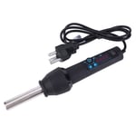 Digital Hot Air Gun Handheld Heat Gun Air Heater Blower With 8 Nozzle & Bracket❤