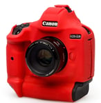 EASYCOVER Coque Silicone Rouge pour Canon 1Dx Mark II / Mark