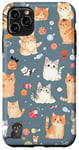 iPhone 11 Pro Max Adorable Cat Patterns Design Cute kittens patterns Case