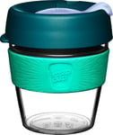 KeepCup Original, Lightweight Plastic Reusable Coffee Cup with Splashproof Sipper Lid - 8oz/227ml - Eventide