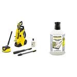 Kärcher K 4 Power Control Home high pressure washer: Intelligent app support - the right solution for heavier soiling - incl. home kit & 62957650 3-in-1 Stone Plug and Clean - Black