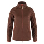 Fjallraven 83520-215 Övik Fleece Zip Sweater W Sweatshirt Women's Autumn Leaf Size XS