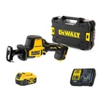 DCS369P1T-QW Scie sabre xr 18V 1 x 5.0 Ah batteries + chargeur en coffret - Dewalt