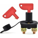 Odipie - jamais UTILISÉ]Coupe-Batterie pour Voiture, 12 / 24V, 500A max Isolateur Interrupteur Automobile Urgence Interrupteur pour Voiture, Coupe