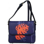 Sac à main Ted Lapidus  Sac à rabat Hawaii  TL PA3804 Marine / Orange