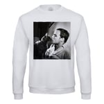 Sweat Shirt Homme Marlon Brando Chat Noir Mignon Acteur Cinema Photo Vintage