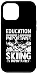 Coque pour iPhone 15 Pro Max Ski Sports Funny Ski Training Compétition