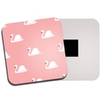 Elegant Swan Pattern Fridge Magnet - Pink Bird Girls Mum Auntie Gran Gift #13223