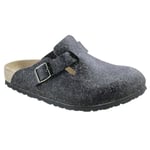 Birkenstock Mens Boston Bs Regular Fit 160371 Anthrazit - Grey Leather - Size UK 9