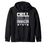 Ice Bath and Cold Shower Wellness Cold Therapy Recovery Tee Zip Hoodie