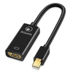 Atlantis A04-MINIDP_HDMI Adaptateur Mini Display Port (DP) vers HDMI, 4K 1080p 60 Hz, mâle-Femelle Connectez Un PC/Notebook/Mac avec Display Port à Un Moniteur avec entrée HDMI. Câble de 18 cm.