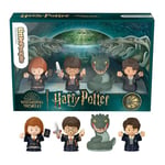 Little People Collector Coffret Harry Potter et la Chambre des secrets en édition spéciale pour les adultes et les fans avec 4 figurines, HVG46