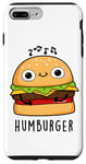 Coque pour iPhone 7 Plus/8 Plus Jeu de mots drôle pour hamburger Hum-burger