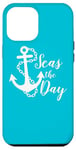 iPhone 12 Pro Max Seas The Day Nautical Anchor Cruise Vacation Case