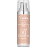 lavera Hyaluron Liquid Foundation - Cool Ivory 02 - natural cosmetics - Vegan - Silky, lightweight texture - free from mineraloil - Natural hyaluronic acid & Organic almond oil - 30ml