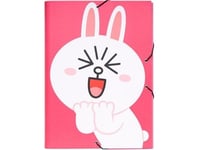 Line Friends - Cony Bunny A4-Dokumentmapp (24 X 34 Cm)