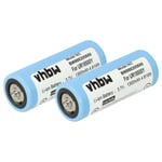 2x Batterie pour Braun Series 9 9095cc 1300mAh 3,7V