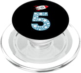 5ème anniversaire garçon fille 5 ans 2020 drôle cadeau PopSockets PopGrip pour MagSafe