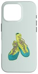 iPhone 16 Pro Old rock climbing shoes illustration climbing gear Case