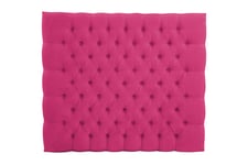 Sänggavel Estelle 120 cm Sammet - Rosa