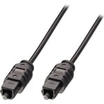 Câble TosLink / SPDIF - 1m - LINDY - Compatible avec tous les périphériques SPDIF - Câble optique Mâle à Mâle