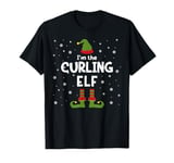 I'm The Curling Elf Curler Christmas T-Shirt