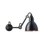 204 Vegglampe Svart/Svart/Kobber - Lampe Gras