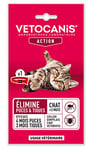 VETOCANIS COLLIER DIMPYLATE VETOBIOTIC| 4 Mois et Anti-Tiques 3 Mois Chat>3 Mois|Élimine les Puces Traitement à Usage Vétérinaire pour Chat|Couleur Rouge