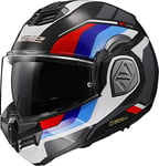 LS2, Casque modulable Moto ADVANT Sport Black Blue Red, XL