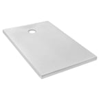 Receveur de douche extra-plat Jacob Delafon Ipso 120x80 cm - Blanc Mat Texture Pierre