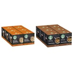 STARBUCKS Caramel Macchiato By Nescafe Dolce Gusto Coffee Pods, 12 Capsules & House Blend By Nescafe Dolce Gusto Medium Roast Coffee Pods, 12 Capsules