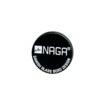 Super Stærk Magnet' Akryl Sort Med Naga Logo Ø2,5 Cm - (1 Stk.)