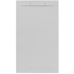 Fusion Receveur de douche 120x80cm en marbre coulé, Gris perle (SATFU12080GRP) - Swiss Aqua Technologies