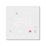 Tonchean - Thermostat de chaudière intelligent, thermostat de chauffage mural pour chaudière à gaz/eau, écran tactile numérique led 3A avec WiFi blanc