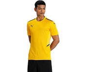 PUMA T-Shirt Team Cup en Jersey pour Homme. XXL Jaune Cyber