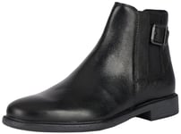 Geox Homme U Terence B Bateau à cheville , Noir,43.5 EU