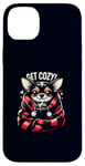 iPhone 14 Plus Get Cozy Chihuahua Hot Cocoa Chocolate Coffee Cold Weather Case