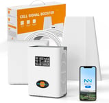 Amplificateur 5G 4G LTE 3G GSM Amplificateur Reseau Mobile pour la Maison sur la Bande 1, 3, 7 et 8 pour Orange SFR Free Bouygues Télécom et Plus, avec Écran Intelligent