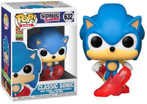 Funko POP! Games 30th-Running Sonic the Hedgehog - Sonic the Hedgehog - Collectable Vinyl Figure - Gift Idea - Official Merchandise - Toys for Kids & Adults - Video Games Fans