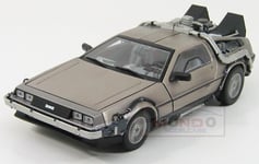 1:18 Sunstar De Lorean Back To The Future 1 Ritorno Al Futuro 1 Silver SS2711 Mo