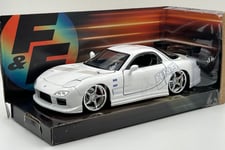 Fast And Furious Mazda RX-7 1993 1/24 Jada 32607 Neuf Boite d'Origine