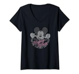 Womens Disney Mickey Classic Mickey The One And Only V-Neck T-Shirt