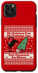 iPhone 11 Pro Max Oh Christmas Tree cat Ugly Christmas Sweater Funny cat lover Case