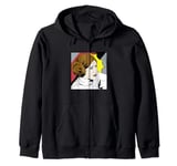 Star Wars Princess Leia Pop Art Comic Portrait Zip Hoodie