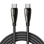 SiGN USB-C til USB-C-kabel 240W, 1,2m - Svart