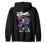 Golf Cart It's a Villages Thing Golf Car Cartoon Design Zip Hoodie