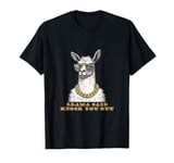 Funny Llama Said Knock You Out T-Shirt