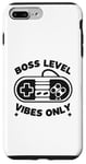 Coque pour iPhone 7 Plus/8 Plus Boss Level Vibes, réservé aux joueurs rétro