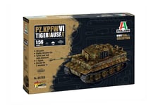 Pz.kpfw.vi Tiger I Ausf.e Tank Plastique Model Kit 25755 Italeri