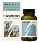 Herbtender CALM & COLLECTED Ashwagandha + Lion's Mane Vegan Capsules rrp £28